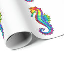 Search for seahorse wrapping paper Fish