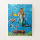 Search for fantasy mermaid puzzles Blue
