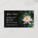 Search for water lily business cards Floral