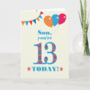 Search for son 13th birthday cards For kids