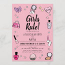 Search for teen spa party invitations Girl