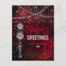 Search for red ornament postcards Seasons greetings
