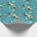 Search for space cat wrapping paper Rocket
