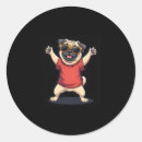 Search for dancing dog stickers Weimaraner