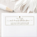 Search for gold hearts return address labels Elegant