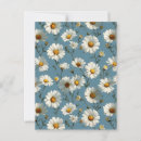 Search for daisy flower pattern postcards Floral