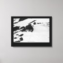 Search for black and white landscape canvas prints Snow