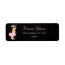 Search for baby princess return address labels It's a girl