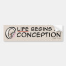Search for concept bumper stickers Pro life
