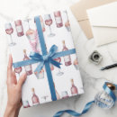Search for wine bottle wrapping paper Champagne