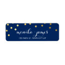 Search for blue polka dot return address labels Trendy