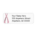 Search for breast cancer return address labels Cure