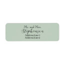 Search for married couple return address labels Typography