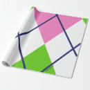 Search for argyle wrapping paper Pink
