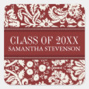 Search for red white damask stickers Trendy