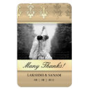Search for thank you wedding magnets Golden