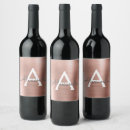 Search for gold foil wine labels Pink