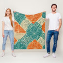 Search for teal and orange blankets Abstract