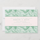 Search for palm bridal shower invitations Green