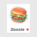 Search for bbq food stickers Cheeseburger
