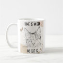 Search for home is where the cat mugs Animal