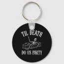 Search for cat death key rings Black and white