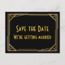 Search for gatsby save the dates Retro