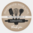 Search for thank you baking stickers Kraft paper