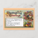 Search for vintage thanksgiving invitations Turkeys