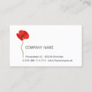 Search for poppy business cards Minimalist