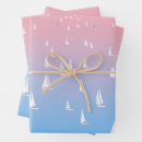 Search for boating wrapping paper Sailboat