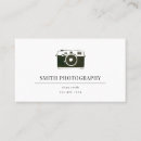 Search for camera business cards Elegant