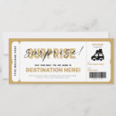 Search for road trip invitations Surprise trip ticket
