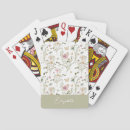 Search for floral playing cards Feminine