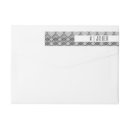 Search for diamond return address labels Black and white