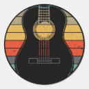 Search for retro guitar stickers Guitarist
