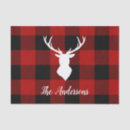 Search for red gingham tissue paper Rustic