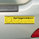 Search for smile bumper stickers Laugh