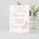 Search for ballerina thank you cards Bow