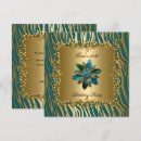 Search for teal gold 50th birthday invitations Party