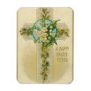 Search for white lily flower rectangular magnets Easter