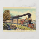 Search for vintage steam train postcards Retro