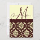 Search for ivory damask wedding invitations Modern