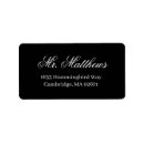 Search for black return address labels weddings Calligraphy