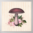 Search for vintage mushroom posters Nature