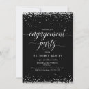 Search for silver engagement party invitations Elegant