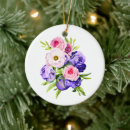 Search for flowers christmas tree decorations Purple