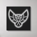 Search for black and white bird canvas prints Abstract