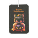 Search for pumpkin car air fresheners Black cat