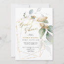 Search for eucalyptus bridal shower invitations Gold